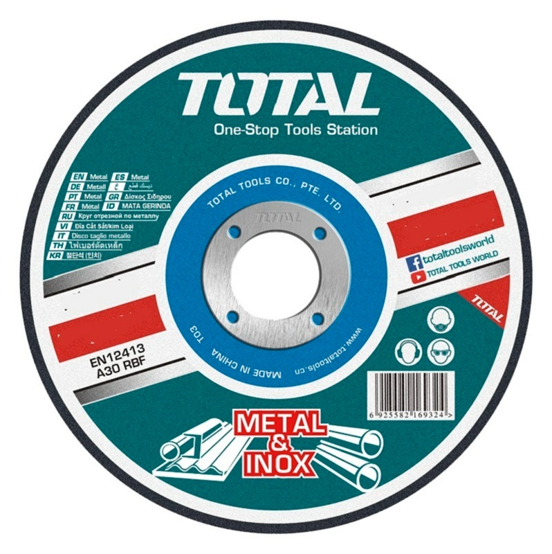 Disco Abrasivo De Desbaste  Total 115x3,0x22.2mm