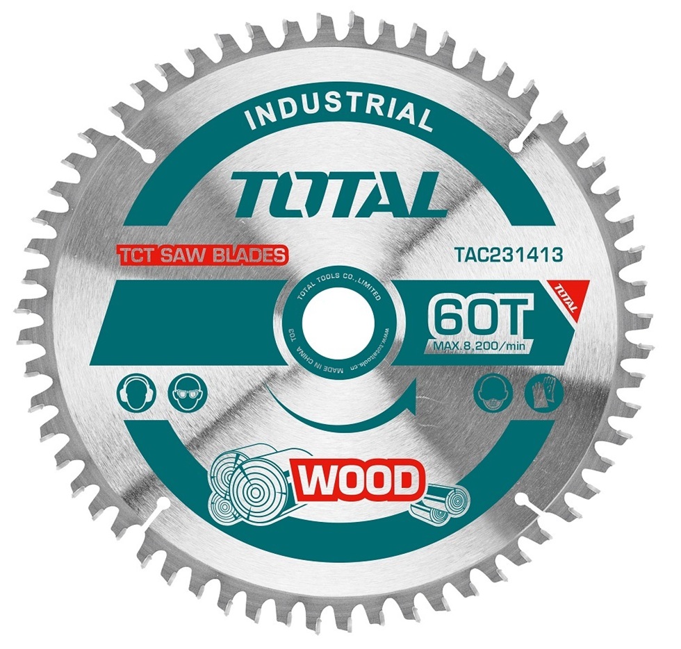 Hoja Sierra Circular Total 185mm 60t Madera