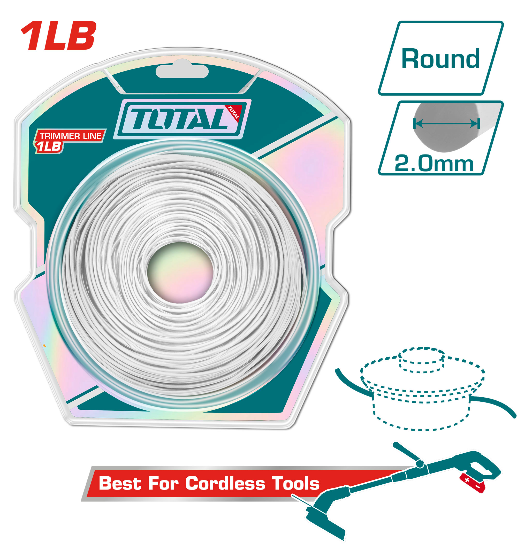 Hilo Para Bordeadora Total 2.0mm