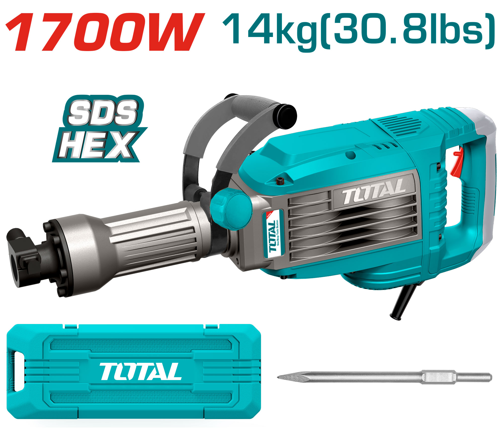 Martillo De Demolicion Total 1700w