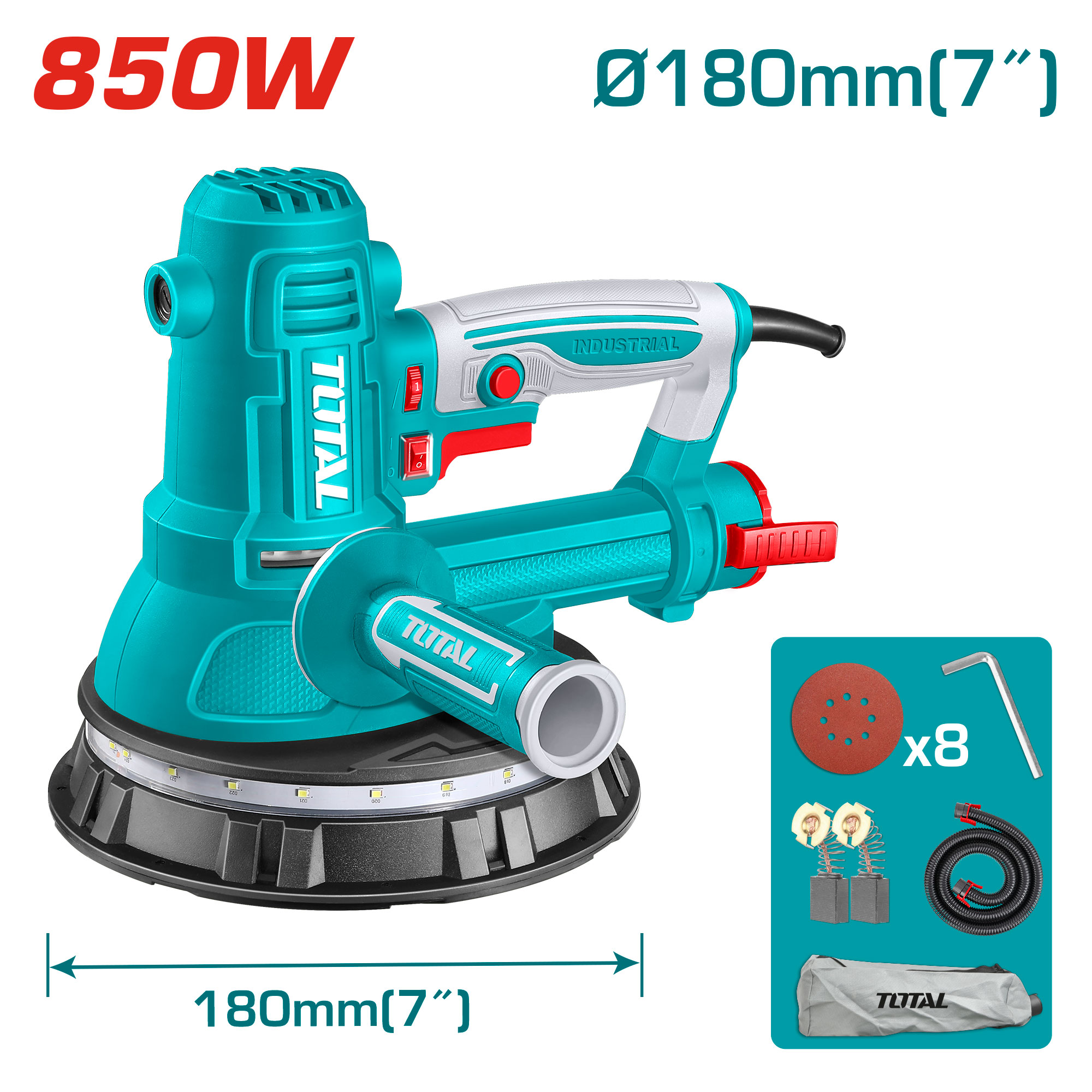 Lijadora De Yeso Total 850w