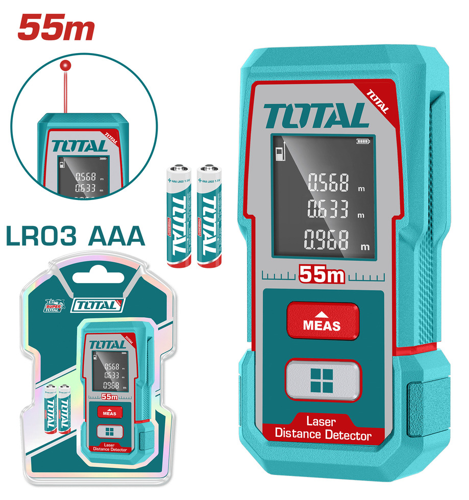 Medidor Metrico Total Laser 55 M