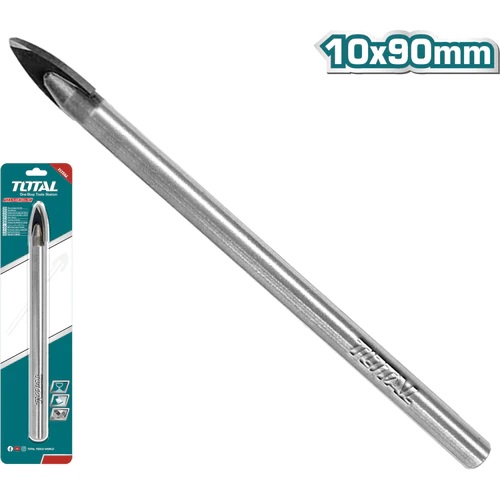 Mecha Total 10x90mm Reforzado P/ Vidrios
